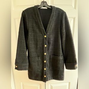 Zara Boucle unlined blazer